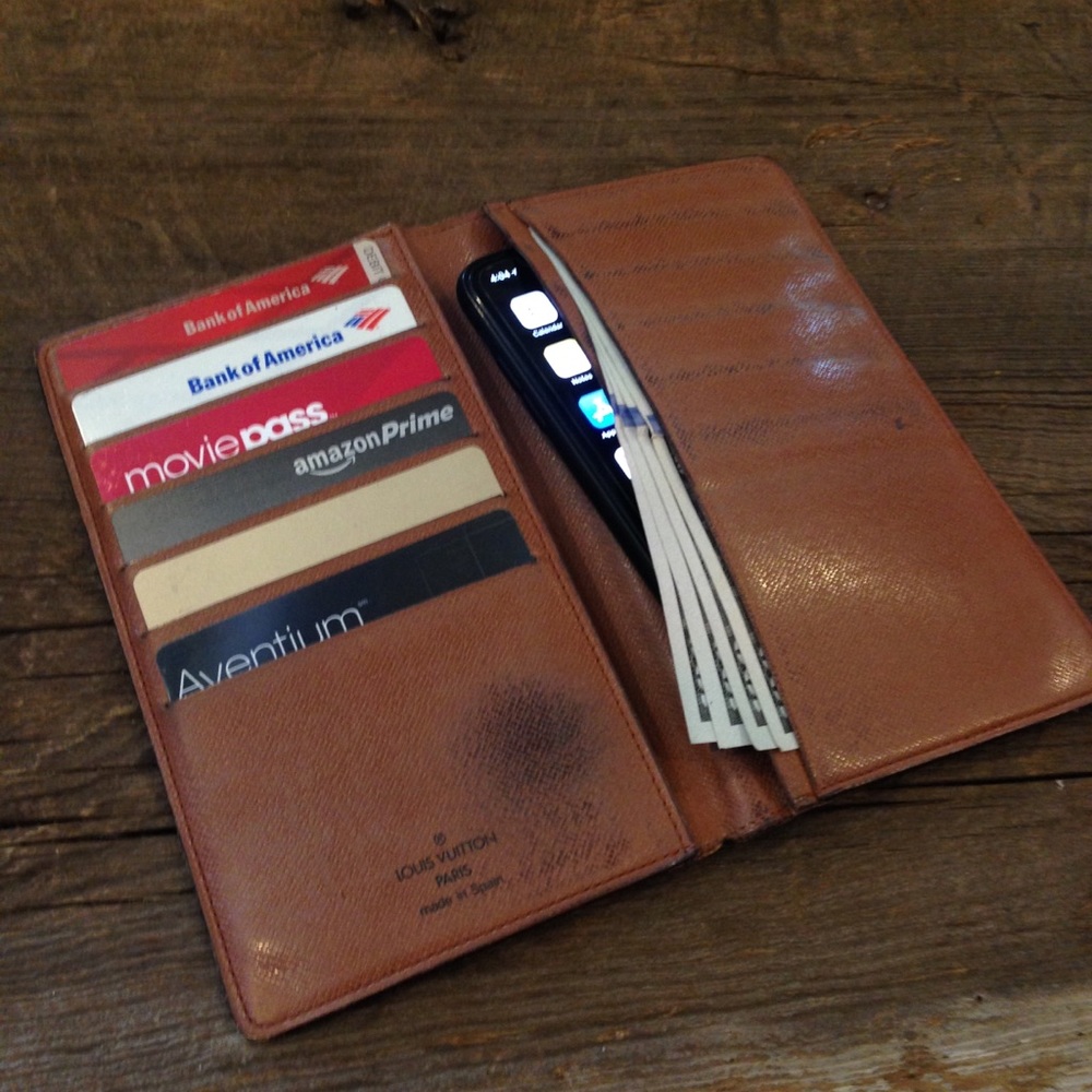 Louis Vuitton Monogram Long Wallet - Fits iPhone!